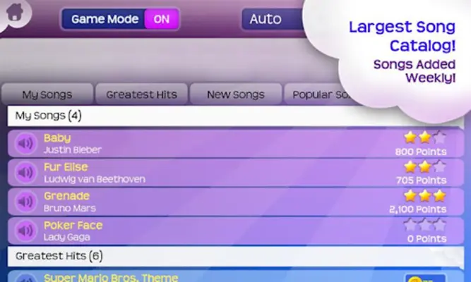 Magic Piano android App screenshot 0